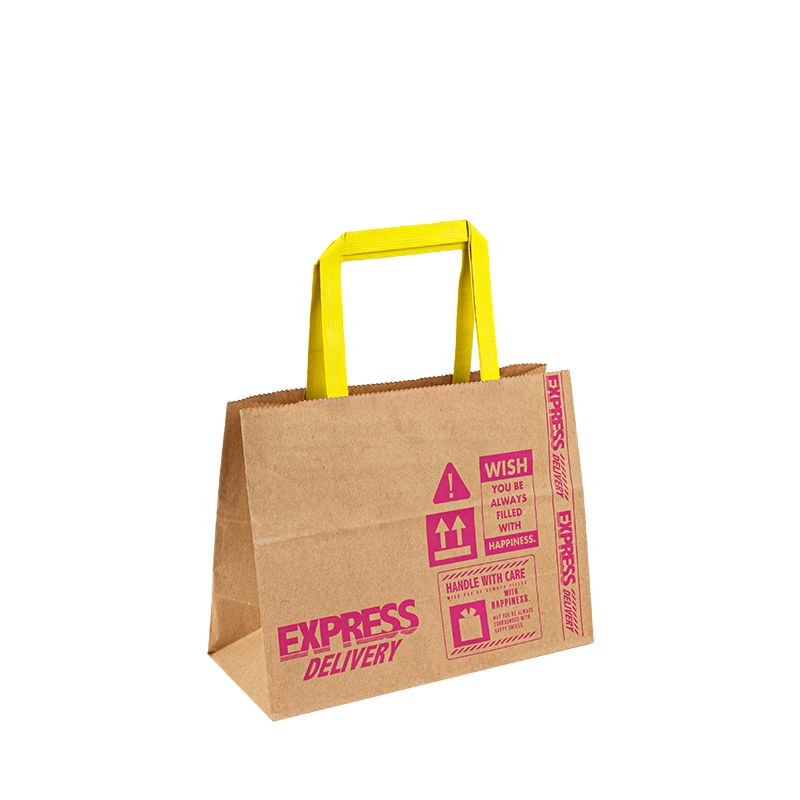 Papirpose Pris Designer genanvendt papirposer Tote håndtag Papir gavepose
