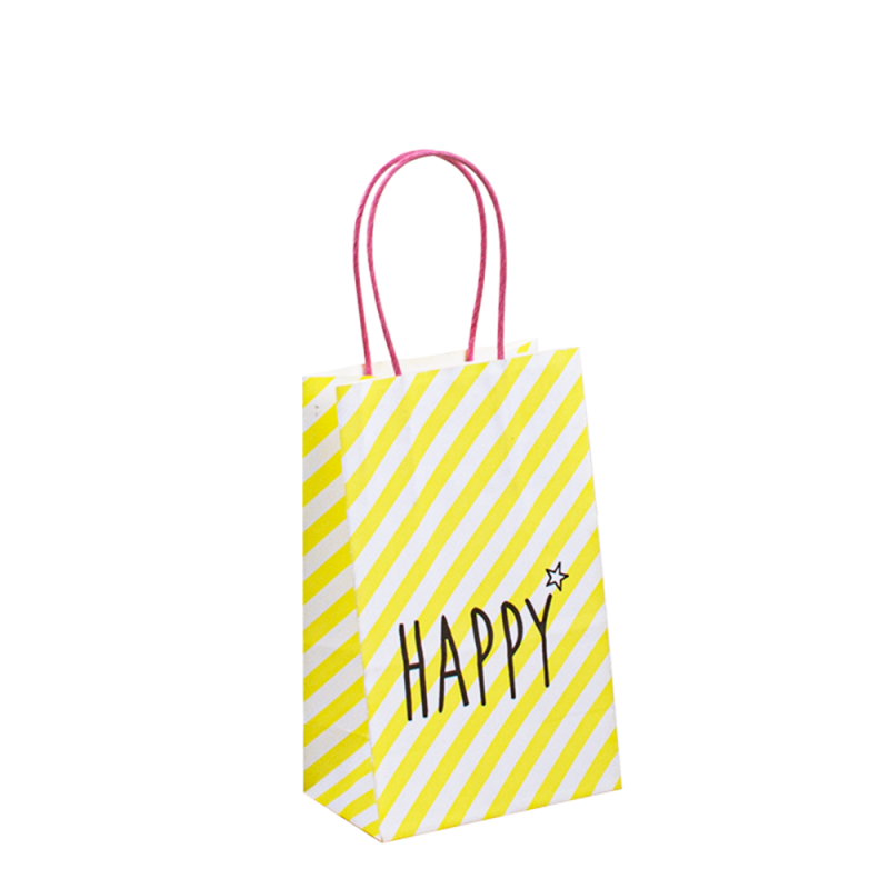 Håndter papirpose Paper Kraft Bag Paper Bag Gift med Bolsas Custom Print Paper Bag