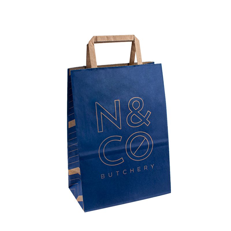 Kraft Bag salgsfremmende festemballage lyserød luksuspapirpose med dit eget logo